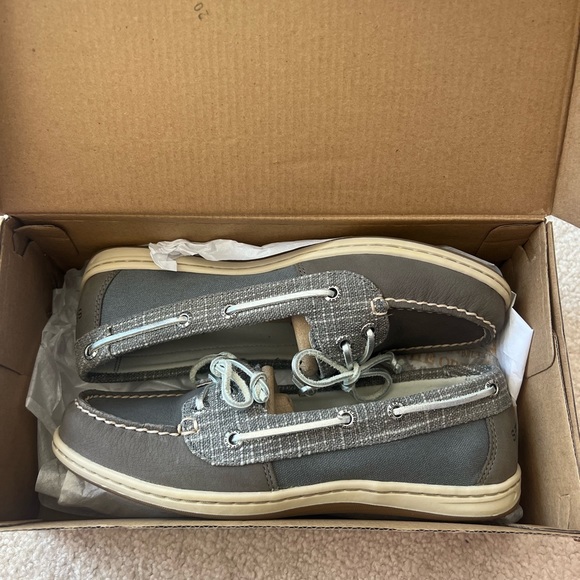 Sperry Grey Slip On Shoes - Picture 4 of 5